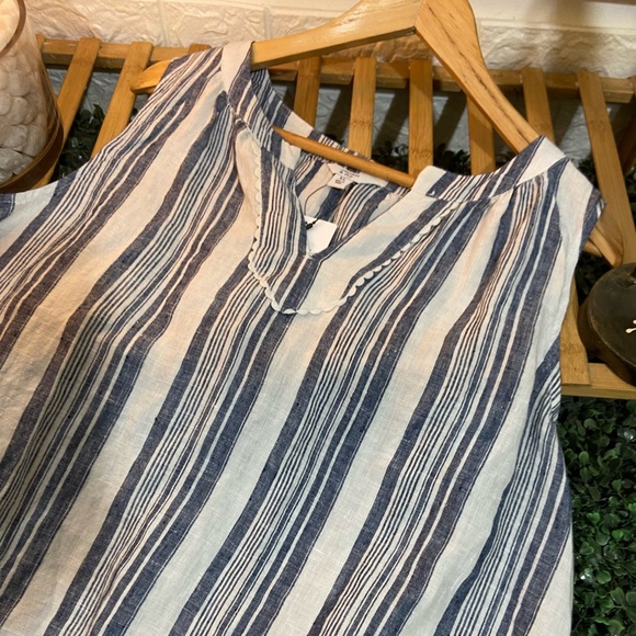 ⚫️Crown & Ivy Linen Tops. Size- XL - Picture 4 of 10